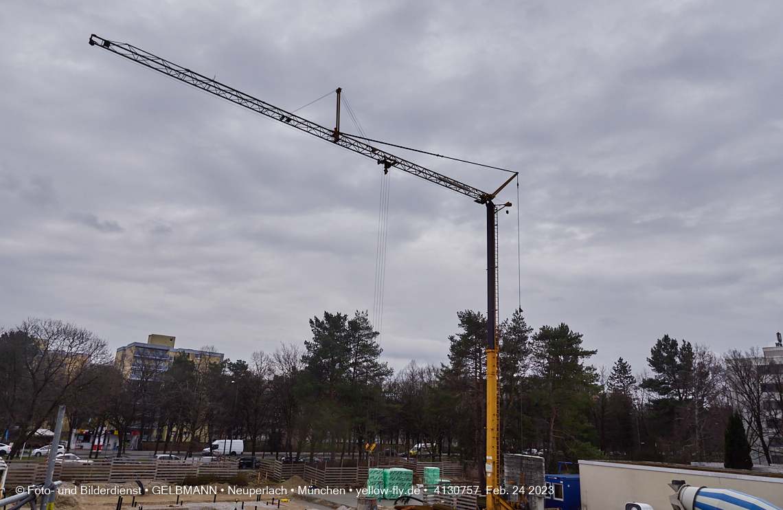 24.02.2023 -  Baustelle Haus für Kinder in Neupelach Quiddestraße 3